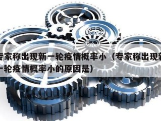 专家称出现新一轮疫情概率小（专家称出现新一轮疫情概率小的原因是）