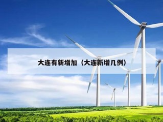 大连有新增加（大连新增几例）